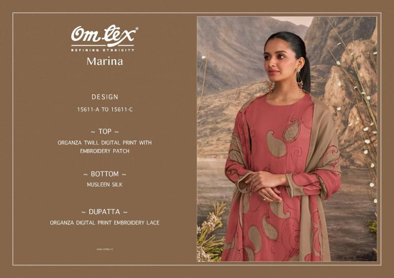 Omtex organza wholesaler dress material secunderabad